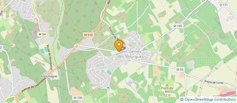 localisation de l'entreprise MADAME ELIETTE ROUSSET à SAINT-GENIES-DES-MOURGUES