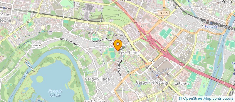 localisation de l'entreprise MADAME ELIETTE SAIDANI  CERGY