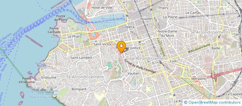 localisation de l'entreprise MADAME ELIETTE SANGUINETTI  MARSEILLE