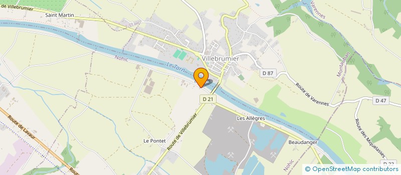 localisation de l'entreprise MADAME ELIETTE VILPONT à NOHIC