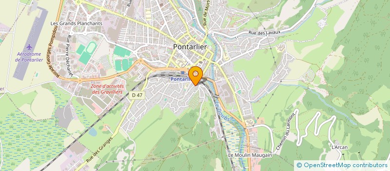 localisation de l'entreprise MADAME ELIF ALPARSLAN  PONTARLIER