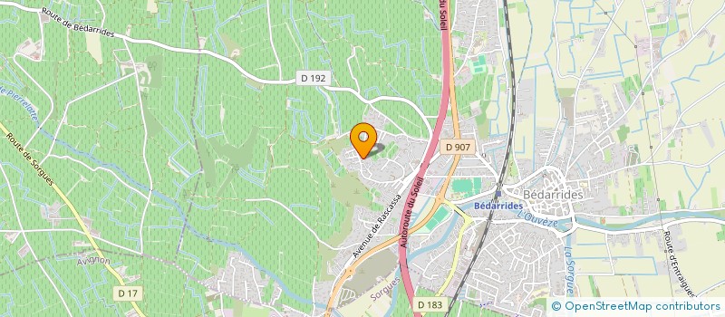 localisation de l'entreprise MADAME ELIF CANOGLU  BEDARRIDES