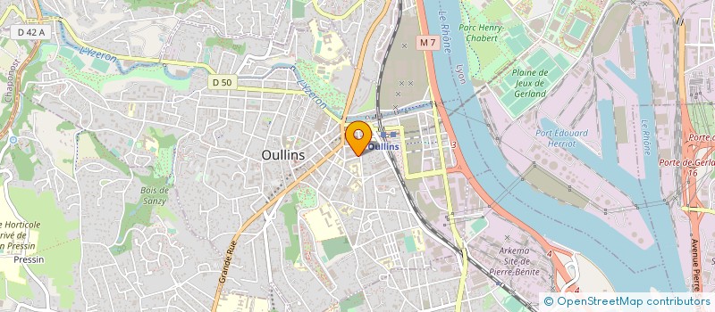 localisation de l'entreprise MADAME ELIF CELIK  OULLINS-PIERRE-BENITE