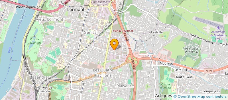 localisation de l'entreprise MADAME ELIF DURU  LORMONT