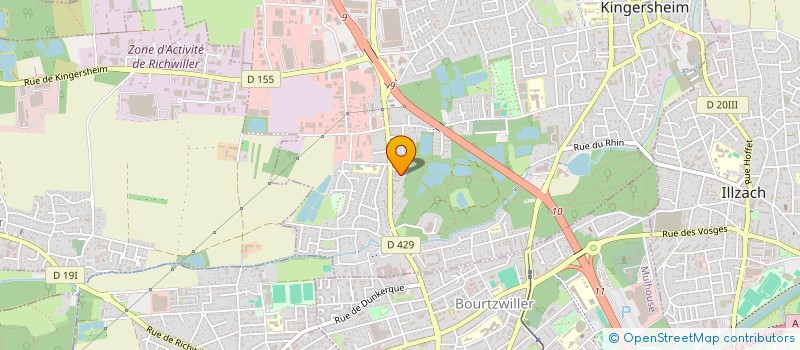 localisation de l'entreprise MADAME ELIF ISLAMOGLU  KINGERSHEIM