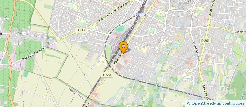 localisation de l'entreprise MADAME ELIF KUS  COLMAR