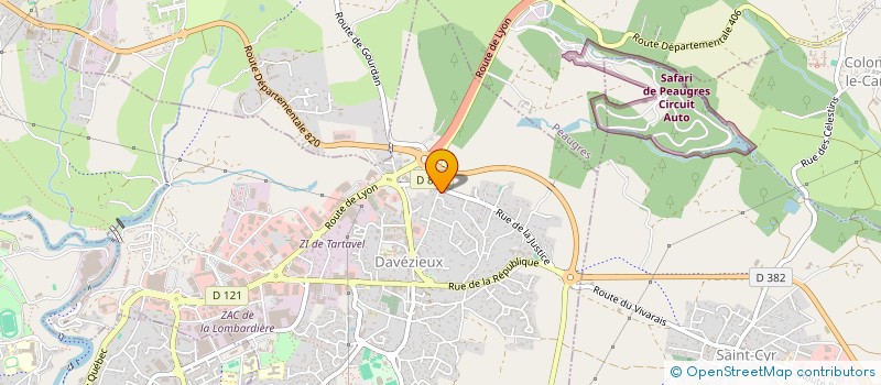 localisation de l'entreprise MADAME ELIF ONUR  DAVEZIEUX