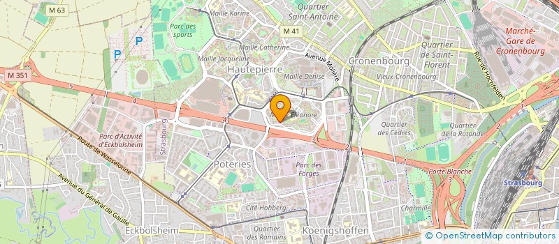 localisation de l'entreprise MADAME ELIF TITIZ  STRASBOURG