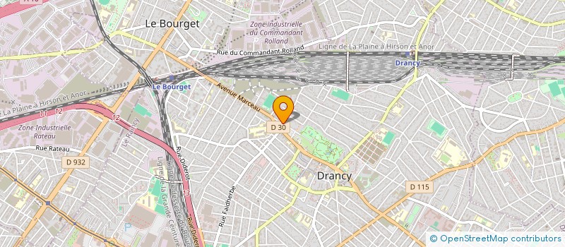 localisation de l'entreprise MADAME ELIJAH LINDOR  DRANCY