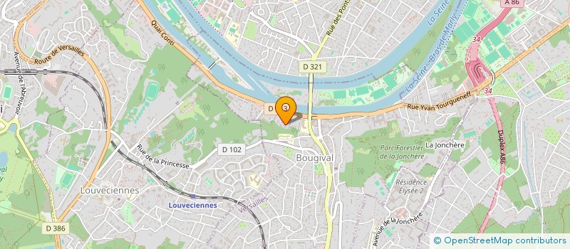 localisation de l'entreprise MADAME ELIMENE APPOLON  BOUGIVAL