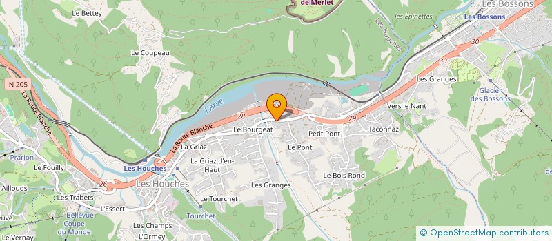 localisation de l'entreprise MADAME ELIN CARLSTEDT  LES HOUCHES