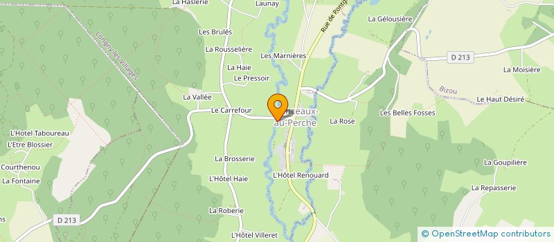 localisation de l'entreprise MADAME ELINA BARON à LONGNY LES VILLAGES