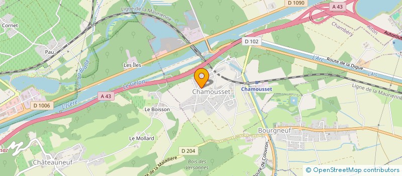 localisation de l'entreprise MADAME ELINA BEYSSAC  CHAMOUSSET