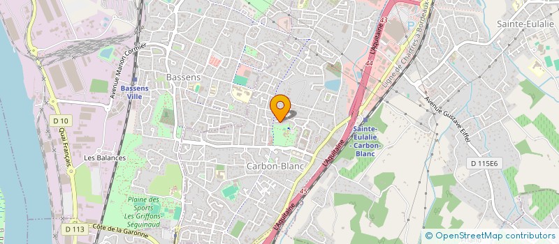 localisation de l'entreprise MADAME ELINA CASAS  CARBON-BLANC