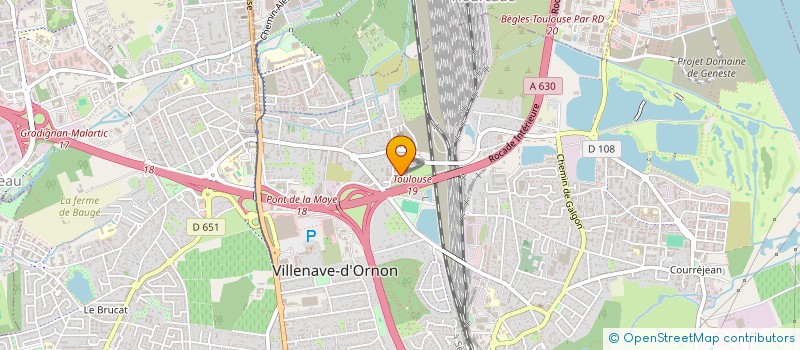 localisation de l'entreprise MADAME ELINA DALLAY  VILLENAVE-D'ORNON