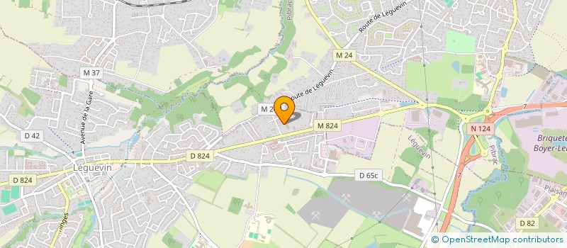 localisation de l'entreprise MADAME ELINA DUVAL  LEGUEVIN