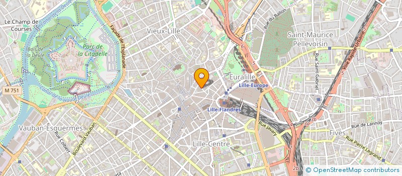 localisation de l'entreprise MADAME ELINA FONTANY à LILLE