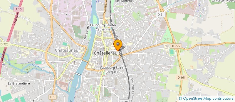 localisation de l'entreprise MADAME ELINA JORRET  CHATELLERAULT