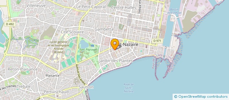 localisation de l'entreprise MADAME ELINA LORIEAU  SAINT-NAZAIRE