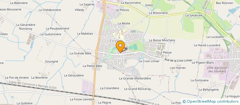localisation de l'entreprise MADAME ELINA MAIGNAN à ETRELLES