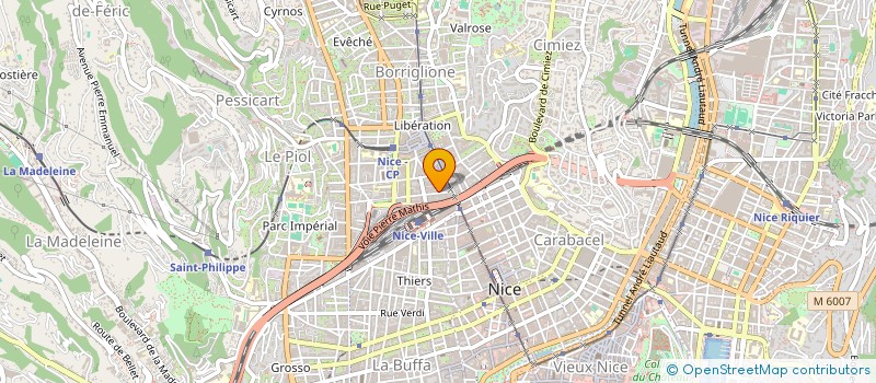 localisation de l'entreprise MADAME ELINA MARTEMYANOVA à NICE