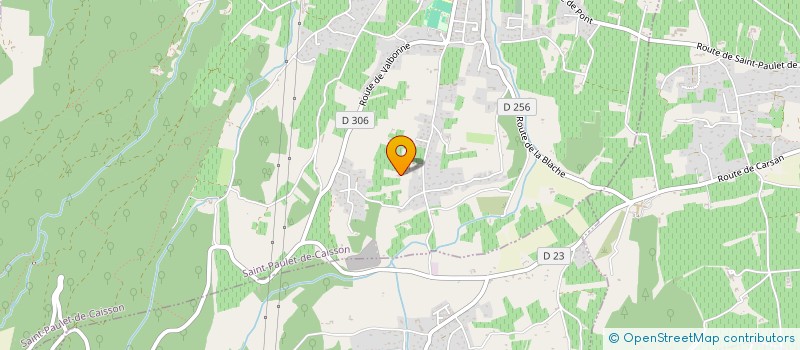 localisation de l'entreprise MADAME ELINA POMMIER  SAINT-PAULET-DE-CAISSON