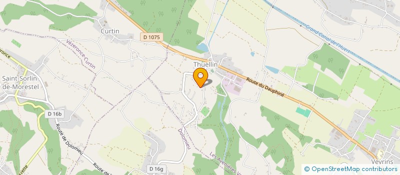 localisation de l'entreprise MADAME ELINA SUDRE  LES AVENIERES VEYRINS-THUELLIN