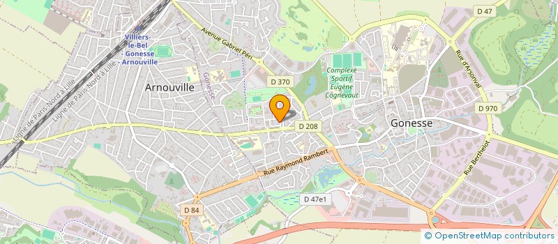 localisation de l'entreprise MADAME ELINA TEUS  GONESSE