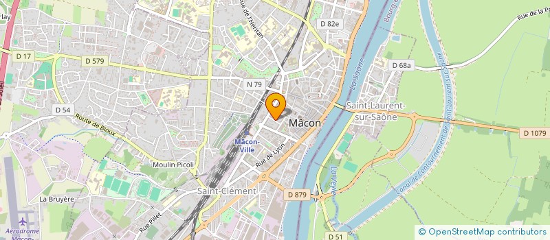 localisation de l'entreprise MADAME ELINA TONEL à MACON