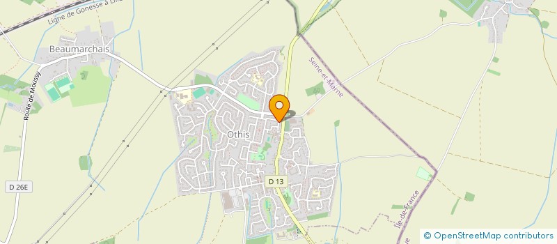 localisation de l'entreprise MADAME ELINA USUBELLI  OTHIS