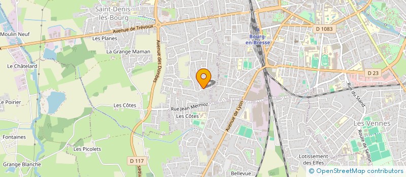 localisation de l'entreprise MADAME ELINA VAHANIAN à SAINT-DENIS-LES-BOURG