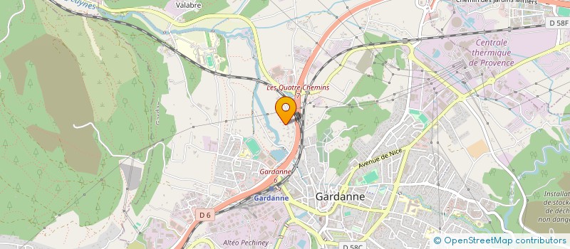 localisation de l'entreprise MADAME ELINDA VESELAJ à GARDANNE