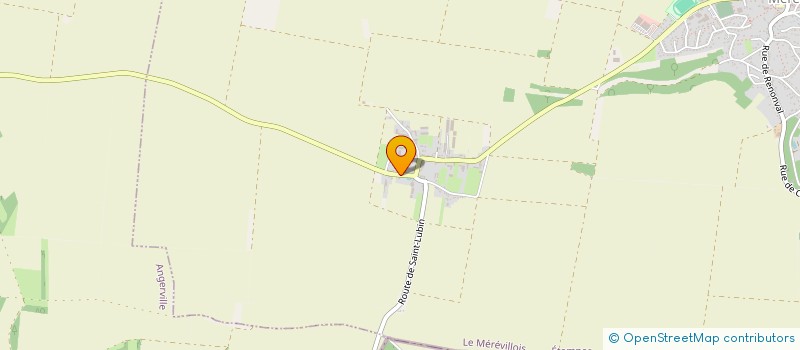 localisation de l'entreprise MADAME ELINE BORDIN  LE MEREVILLOIS