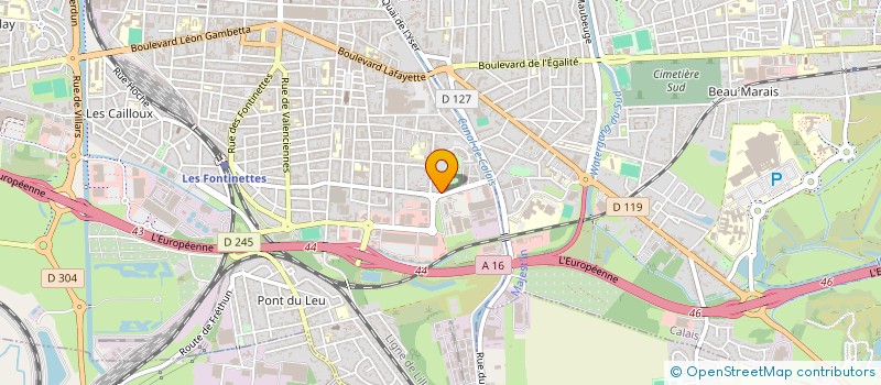 localisation de l'entreprise MADAME ELINE BULTEL  CALAIS