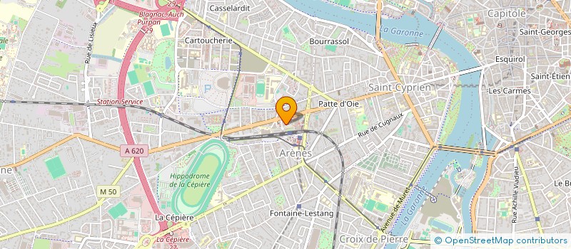 localisation de l'entreprise MADAME ELINE CASASSA à TOULOUSE