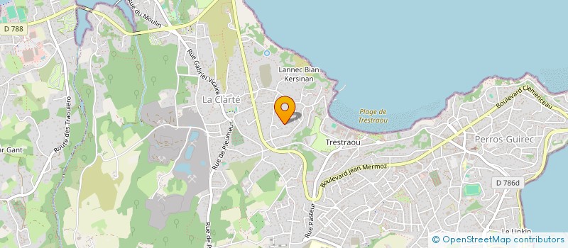 localisation de l'entreprise MADAME ELINE HOVETTE à PERROS-GUIREC