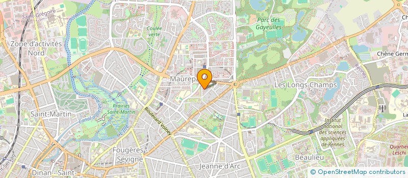 localisation de l'entreprise MADAME ELINE INEZA  RENNES