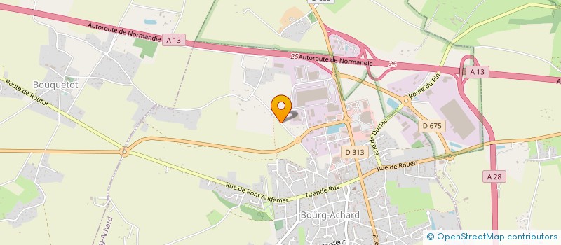 localisation de l'entreprise MADAME ELINE LARIBLE  BOURG-ACHARD