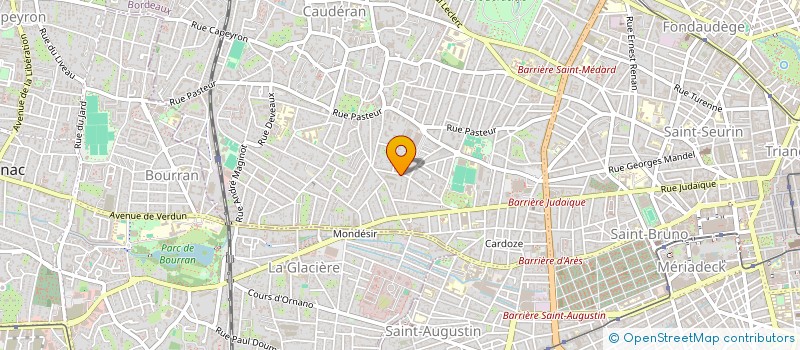 localisation de l'entreprise MADAME ELINE LORGET  BORDEAUX