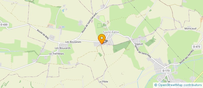 localisation de l'entreprise MADAME ELINE POMMIER  SAINT-FELIX