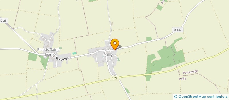 localisation de l'entreprise MADAME ELINE RIQUIER  PAILLY