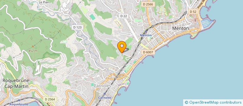 localisation de l'entreprise MADAME ELINE ROSSI à MENTON