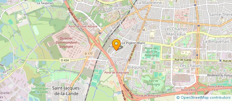 localisation de l'entreprise MADAME ELINE SIMON  SAINT-JACQUES-DE-LA-LANDE