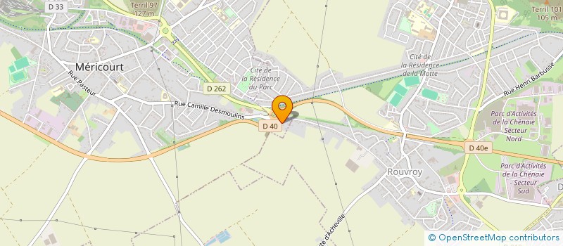 localisation de l'entreprise MADAME ELINE VAN DE WIELE  MERICOURT