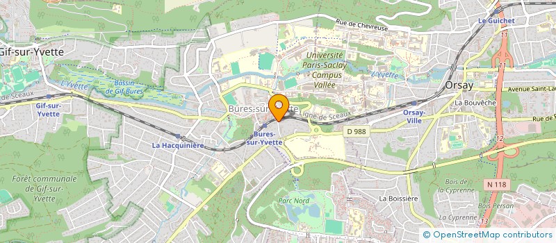 localisation de l'entreprise MADAME ELINOR BARTLE  BURES-SUR-YVETTE