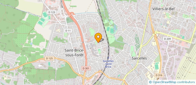 localisation de l'entreprise MADAME ELINOR BERROS  SAINT-BRICE-SOUS-FORET