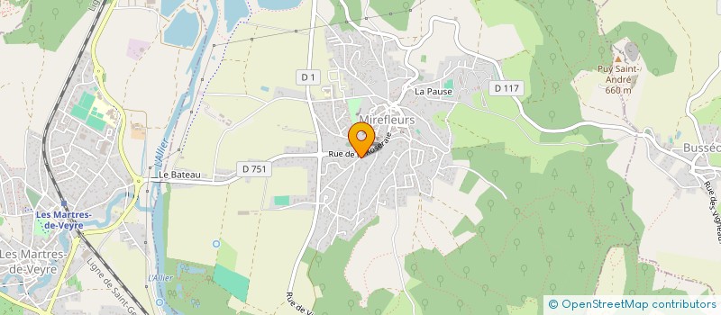 localisation de l'entreprise MADAME ELINOR GIRON  MIREFLEURS