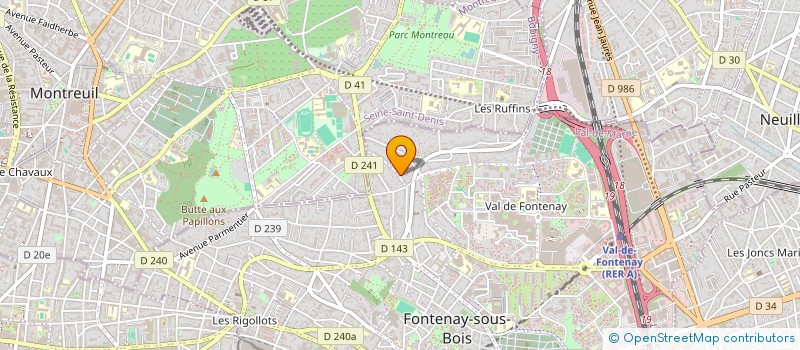 localisation de l'entreprise MADAME ELIO PUIG  FONTENAY-SOUS-BOIS