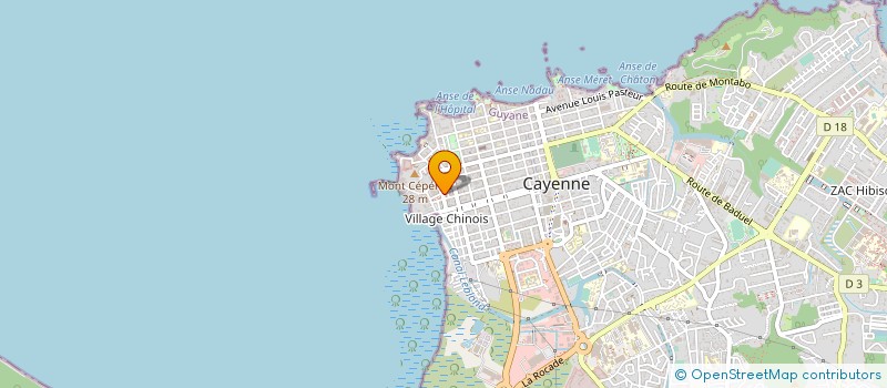 localisation de l'entreprise MADAME ELIS BRAGA CROELHAS  CAYENNE