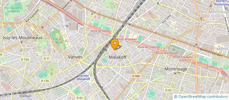 localisation de l'entreprise MADAME ELIS CAMARGO  MALAKOFF